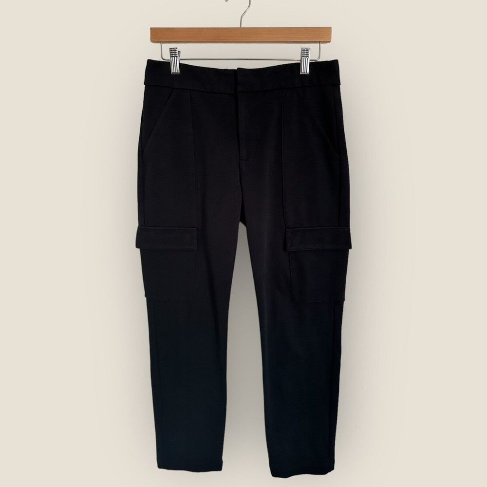 Anthropologie The Essential Slim Mid-Rise Straight Ankle Cargo Pants (Size 8)